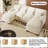 112" U Shaped Modern Chenille Sectional Sofa-1272476258