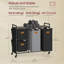 Rolling Laundry Hamper with Handles-938051218