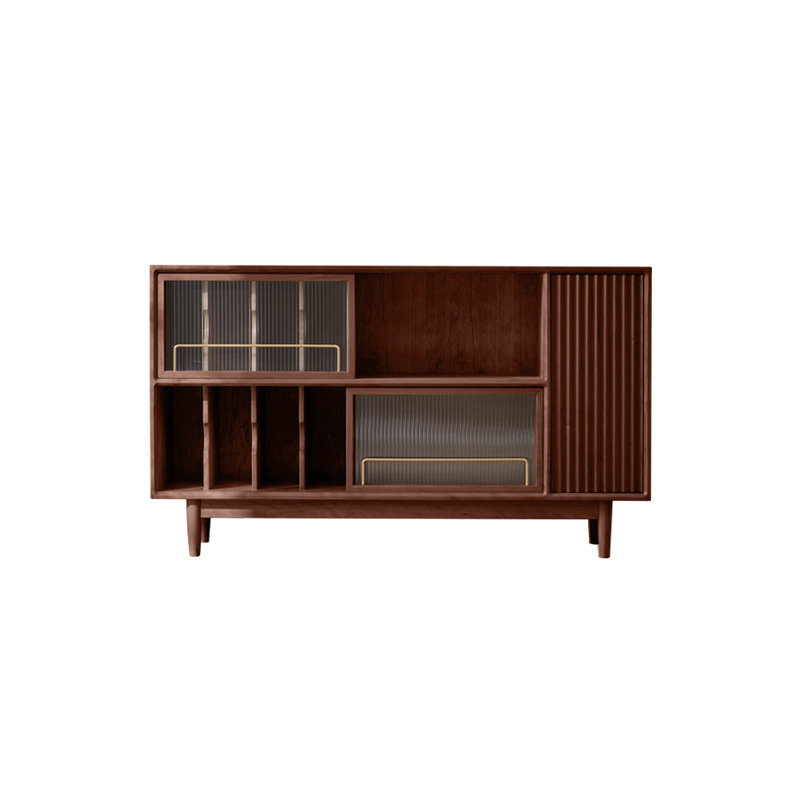Japanese style bookcase, Dark Brown