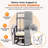 Swivel Rocker Recliner Chair with 8-Point Massage-462402433