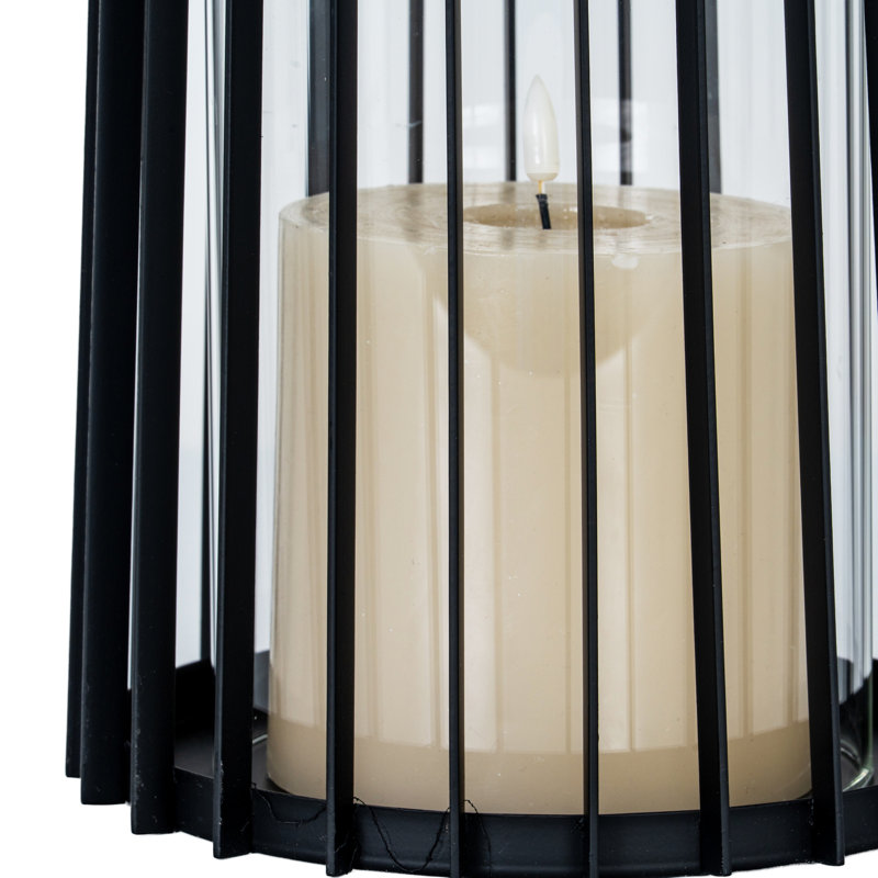 Andrian Glass Candle Accessories, 50cm H x 22cm W x 22cm D