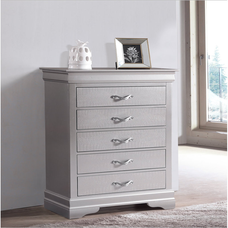 Commode Lorana G6500-CH, Grey Champagne