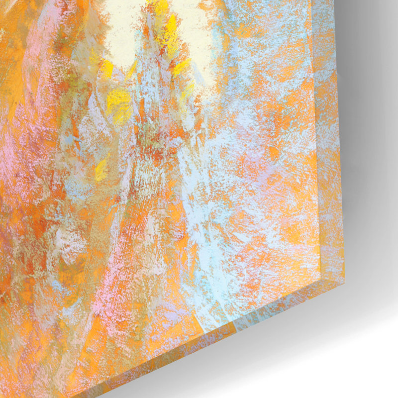«Three Five Seven» par Rita Kirkman, art mural en verre acrylique, 12 po x 16 po, H 16 po x l 12 po x P 0,13 po