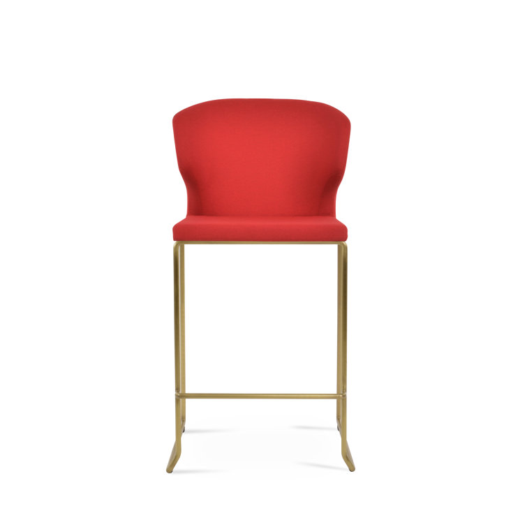 Amed Stackable Bar & Counter Stool in Fabric