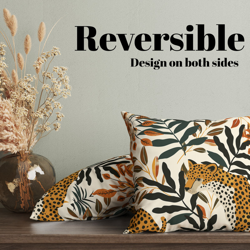 Housse de coussin Savannah Jungle, H 20 po x l 20 po