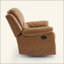 Fauteuil inclinable et oscillant en cuir Charlotte