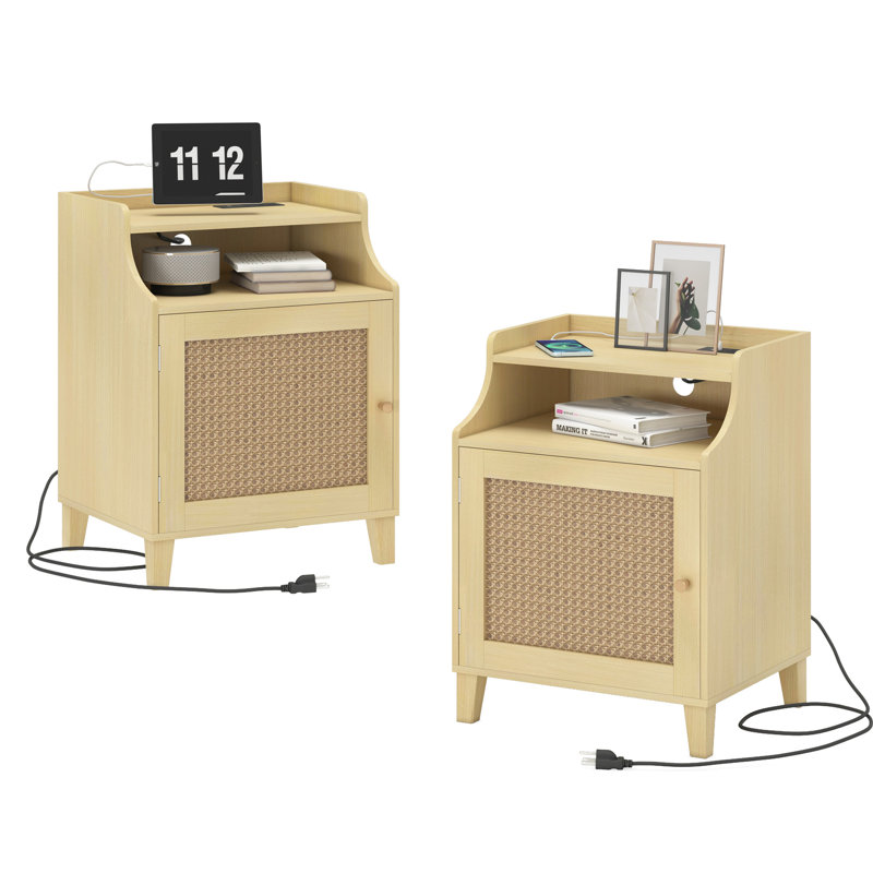 Ensemble de 2 tables de chevet