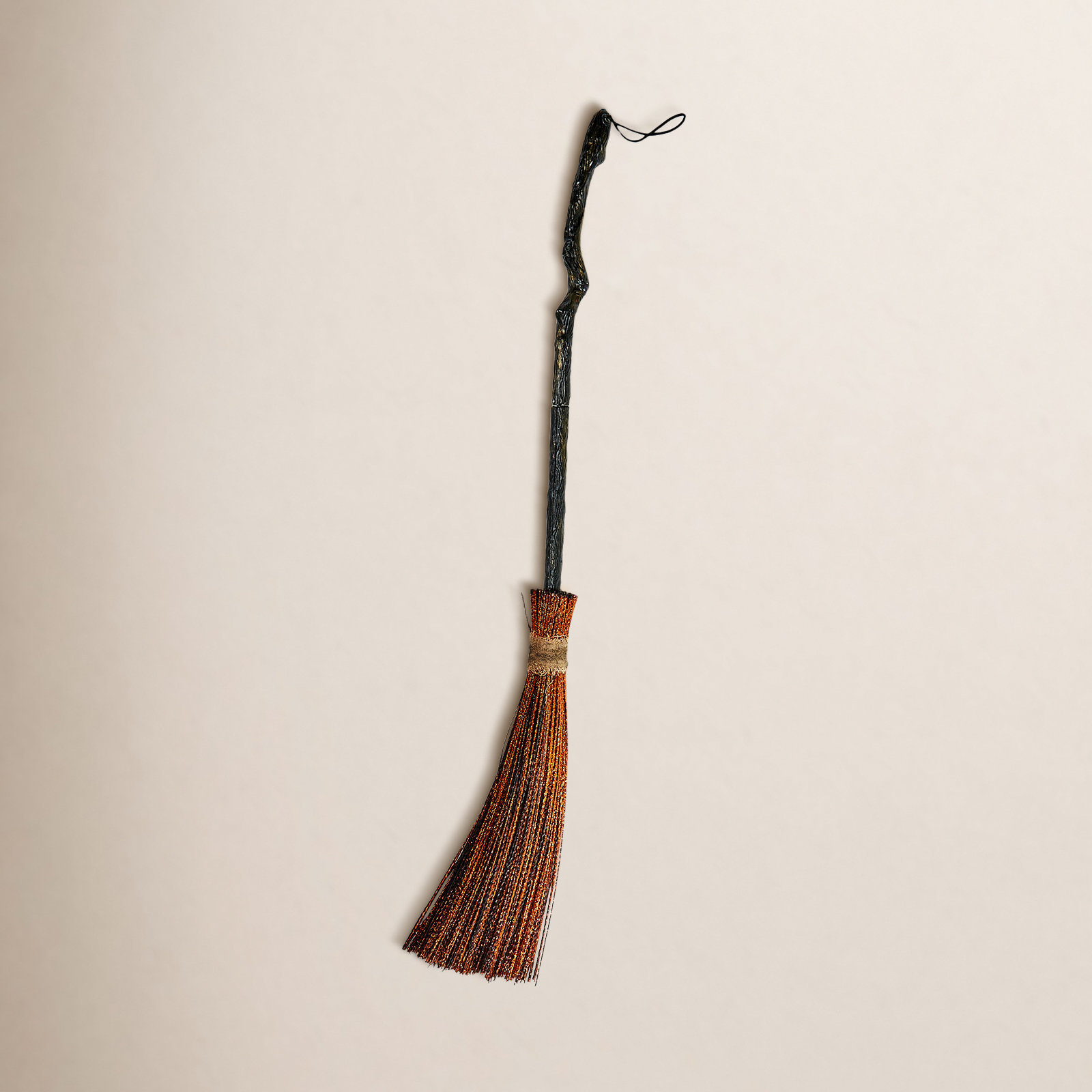 Witch Broom Halloween Holiday Accent