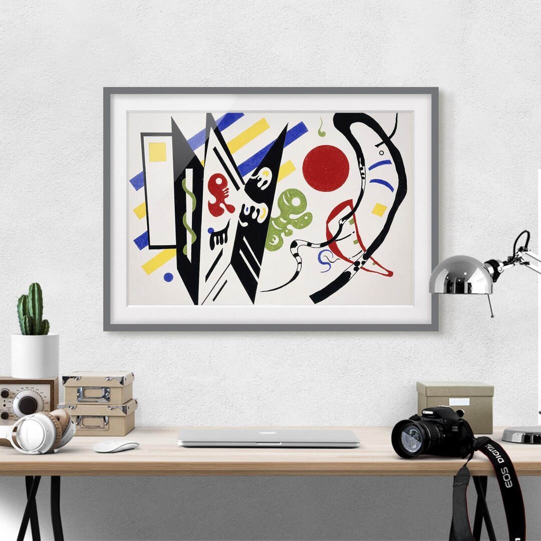 Gerahmtes Poster Reciprocal von Wassily Kandinsky