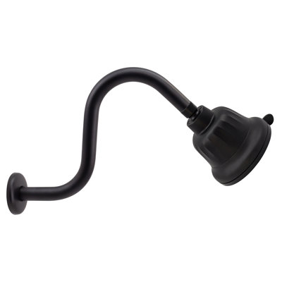 5" Round 5-Function Filtered Adjustable Spray Shower Head with S-Shaped 10.5" Shower Arm