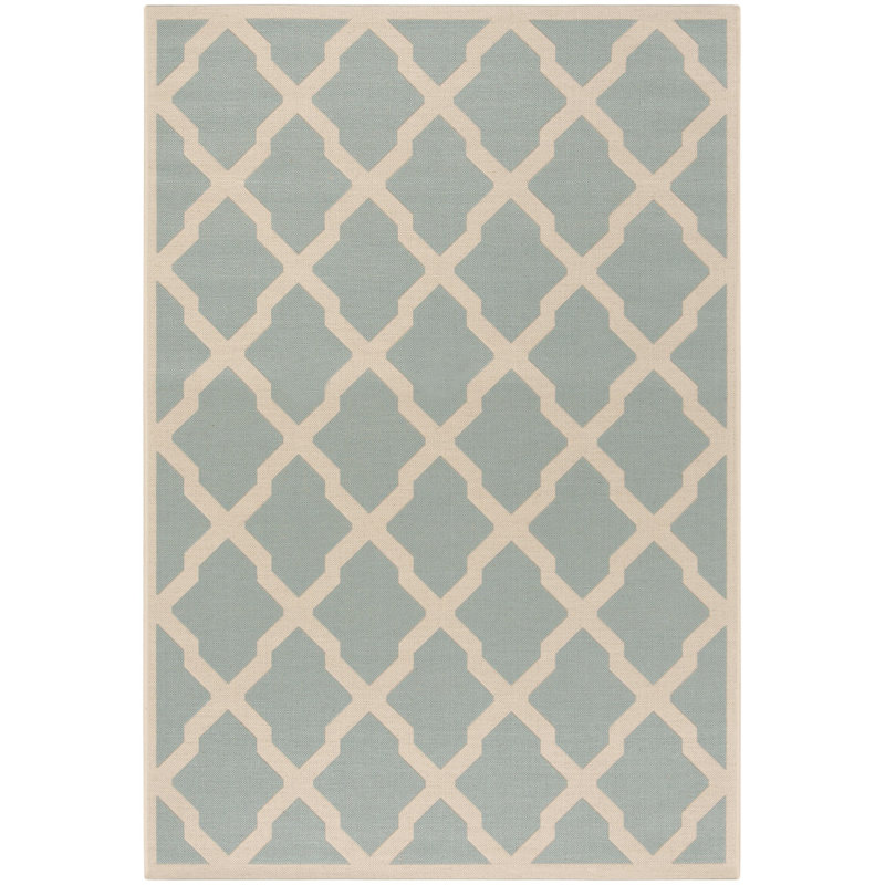 Ferrill Linden 100 Performance Geometric Rug, Rectangle 4' x 6'