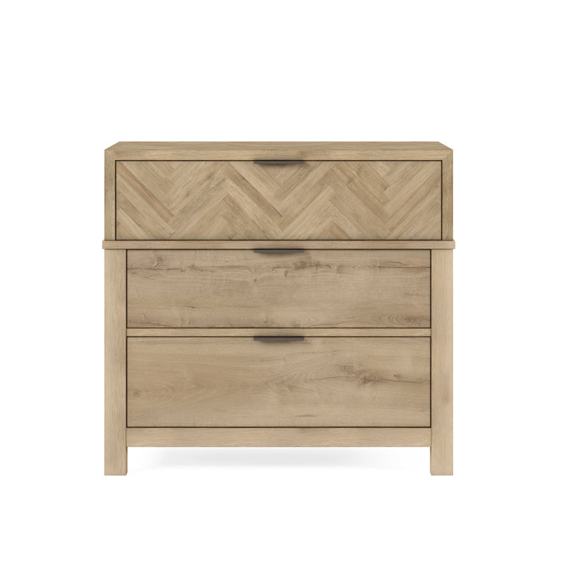 Garrison 3 - Drawer Solid Wood Nightstand
