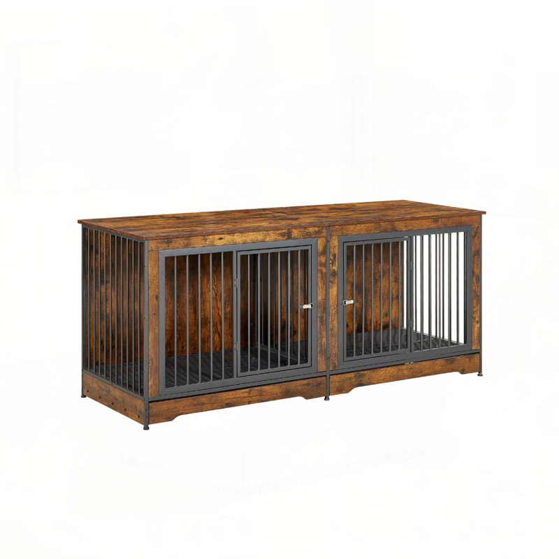 Meuble télé avec cage pour chien