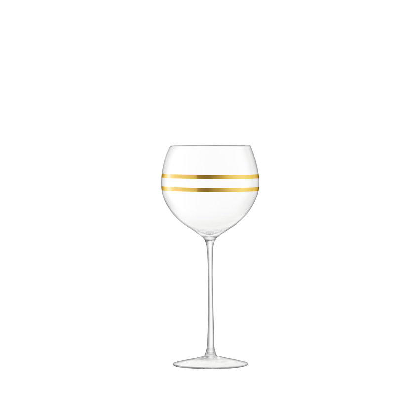 Deco Glass Wine Glass