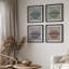 " Whispered Kiss Quadrant " by Golden Glow Interiors 4 - Pieces-98705211-98705207