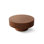 Table basse ronde en bois 31,5 po Handcrafted