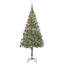 vidaXL Artificial Christmas Tree with Stand Green PVC and Steel-865787826