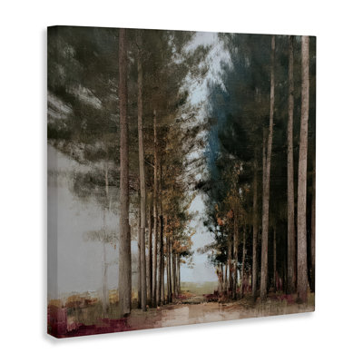 Toile Tall Trees Pathway, conception de Kim Curationa