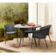 Trinity Patio Dining Armchair with Gray/White/Light Gray Cushion-70342906