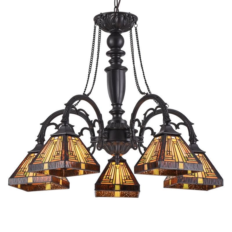 Lustre classique/traditionnel ombré 5 lumières Fraire