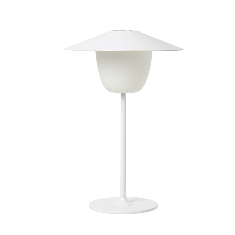 Ani 13" Metal Novelty Table Lamp, White
