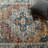 Modway Tribute Diantha Distressed Vintage Floral Vintage Medallion Area Rug, 8x10, Multicolor-1865829558