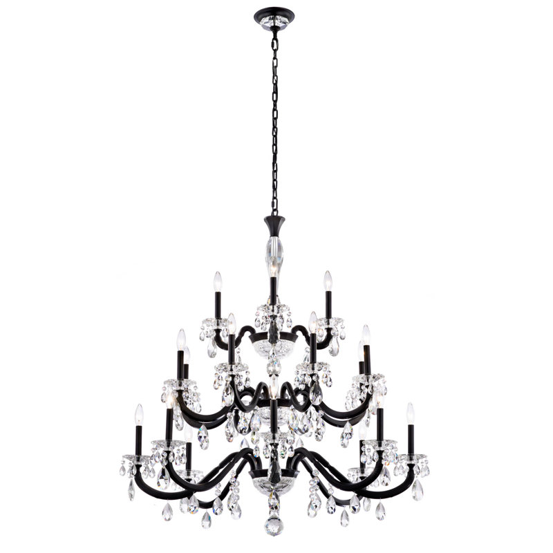 San Marco 20 - Light Chandelier, Black