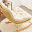 Creamy Wind Light Luxurious Rocking Chair Rocking Chair