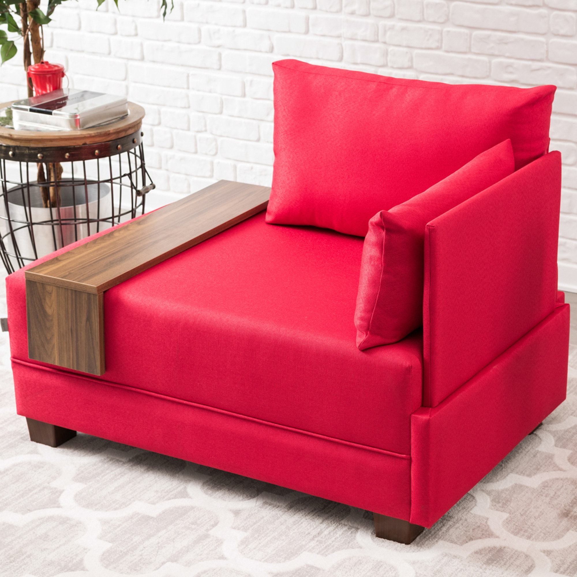 East Urban Home Upholstered Sectional Wayfair