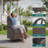 Totnes 4-Person Wicker Patio Square Metal Fire Pit Table Conversation Set With Swivel Gliders And Side Tables-1322418991