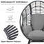 Fauteuil de patio en osier PE-924542429