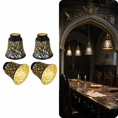 12.04cm H Metal Lamp Shade in Black