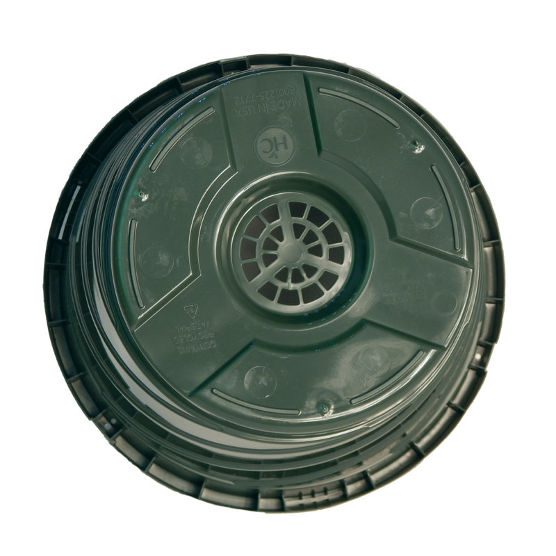 Panier suspendu en plastique vert 8 pouces (paquet de 4)