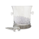 Ice Bucket with Handles and Tongs Set