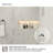 Hilma 34 In. W X 72 In. H Fixed Framed Shower Door In Matte Black Finish With Clear Glass