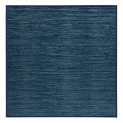 Machine Washable Solid Gray Area Rug