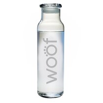 16 Oz Glass Water Bottle Virtually Unbreakable with Thick Sides and  Screw-on Cap 