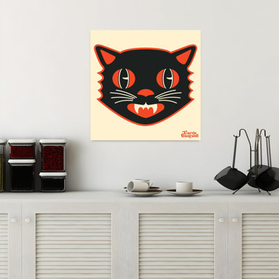 Art contemporain rétro, art de chat