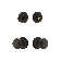 Nostalgic Warehouse Classic Rosette Entry Set with New York Knob