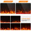 Severine Belfry Heating Black Electric Fireplace with 2000 BTU-1184726073