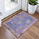Machine Washable Indoor/Outdoor Xhevrie Purple Rug