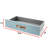 DormCo Texture Underbed Storage Drawer with Wheels - Blue/Bronze