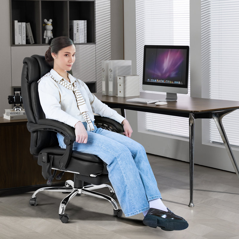 Miomir Cotton Executive Chair, Black