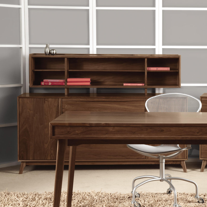 Catalina 60'' W Solid Wood Dining Hutch, Cognac Cherry