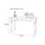 Console multifonctionnelle à tiroirs en bois