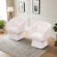 Chaise d'appoint moderne pivotante avec rotation à 360 °-1301580161