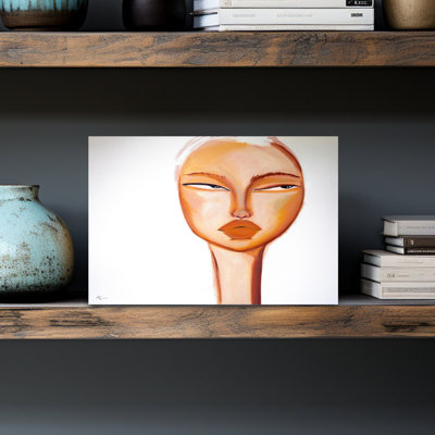 «Sassy Side Eye», impression murale minimaliste moderne