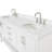 Magnolia 73" Double Bathroom Vanity Set-354118000