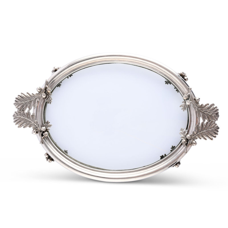 Majestic Forest Glass Decorative Tray