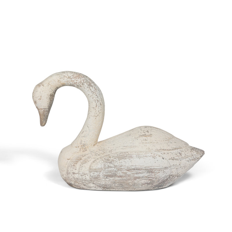 Sculpture jardin cygne